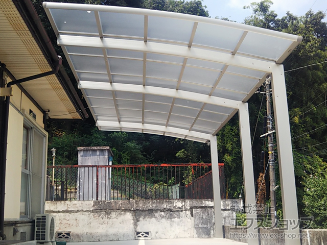 ののカーポート レイナポートグラン延長 積雪〜20cm対応 施工例