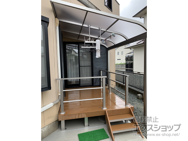 静岡県浜松市ののウッドデッキ リウッドデッキ 200 施工例