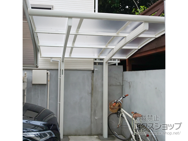 神奈川県茅ヶ崎市ののサイクルポート・駐輪場 レイナポートグランミニ 積雪〜20cm対応 施工例