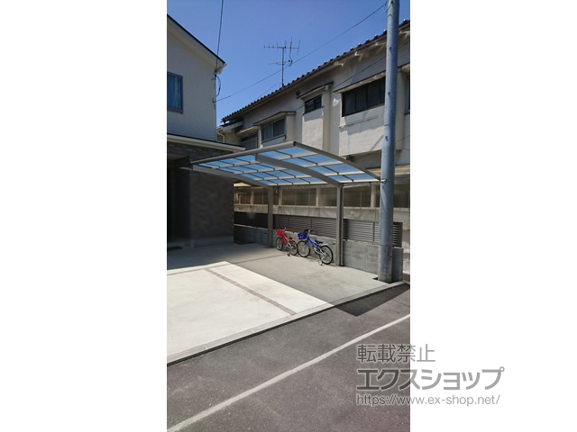 広島県広島市ののカーポート レイナポートグラン　積雪〜20cm対応 施工例
