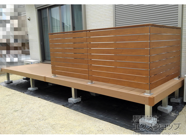 愛知県名古屋市ののウッドデッキ リウッドデッキ 200 施工例