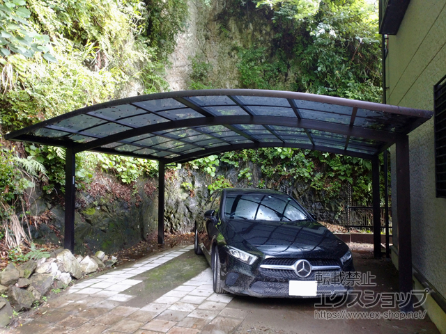 神奈川県鎌倉市ののカーポート レイナツインポートグラン　積雪〜20cm対応 施工例