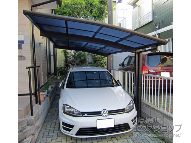 神奈川県横浜市ののカーポート プレシオスポート 積雪〜20cm対応 施工例