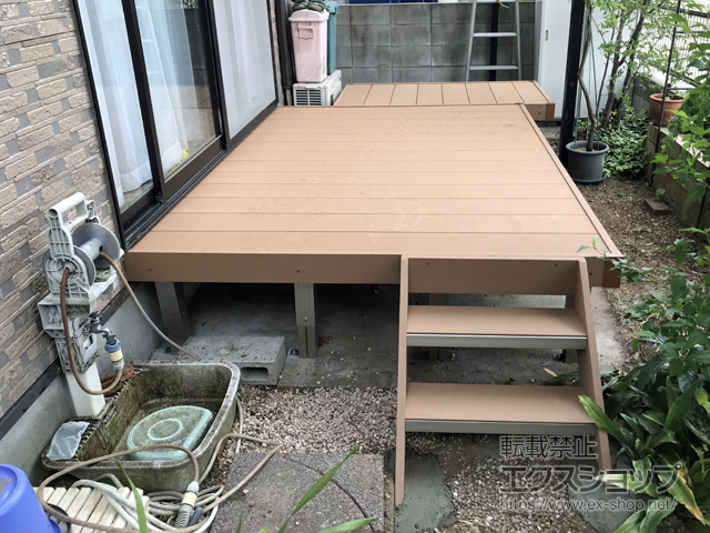 香川県善通寺市ののウッドデッキ マージウッドデッキ 施工例