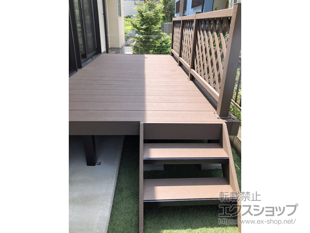 茨城県守谷市ののウッドデッキ リウッドデッキ 200 施工例