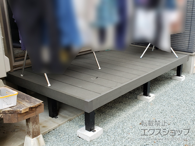 熊本県宇城市ののウッドデッキ リウッドデッキ 200 施工例