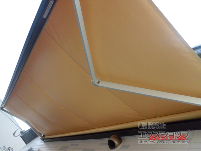 千葉県市川市のLIXIL リクシル（トステム）のオーニング・日よけ 彩風 あやかぜ S型 手動式 施工例