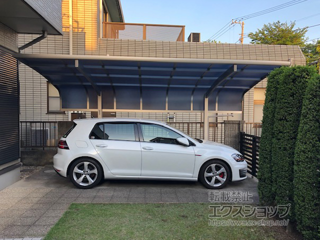 神奈川県横浜市ののカーポート レイナキャップポートグラン　積雪〜20cm対応 施工例