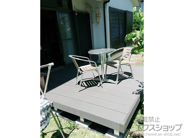 神奈川県藤沢市ののウッドデッキ リウッドデッキ 200 施工例