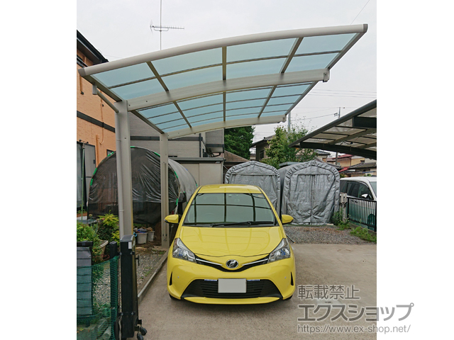 茨城県古河市ののカーポート レイナポートグラン　積雪〜20cm対応 施工例