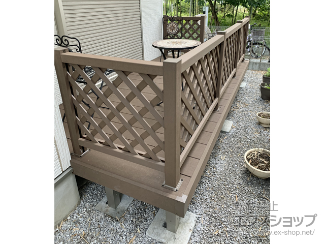 東京都調布市ののウッドデッキ リウッドデッキ 200 施工例