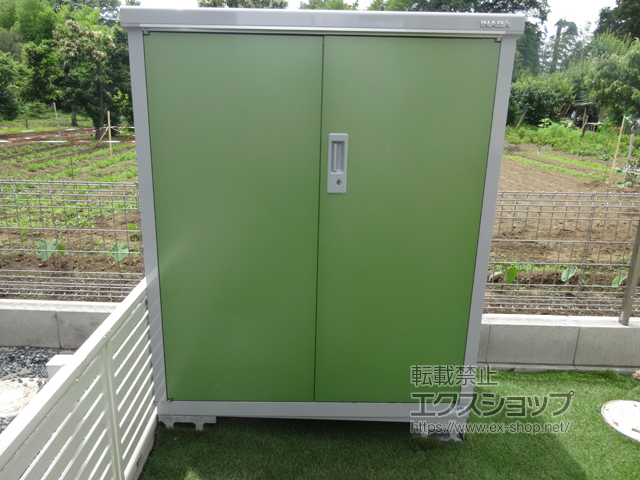 東京都東久留米市のの物置・屋外倉庫 アイビーストッカー (BJX-115C-LG) 施工例