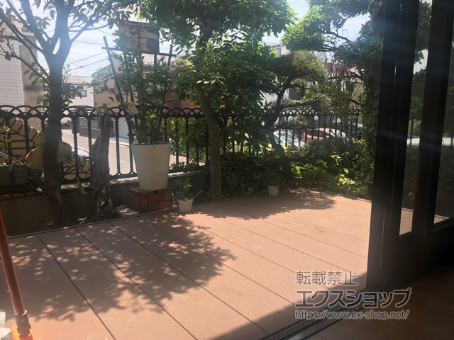 東京都江戸川区ののウッドデッキ リウッドデッキ 200 施工例