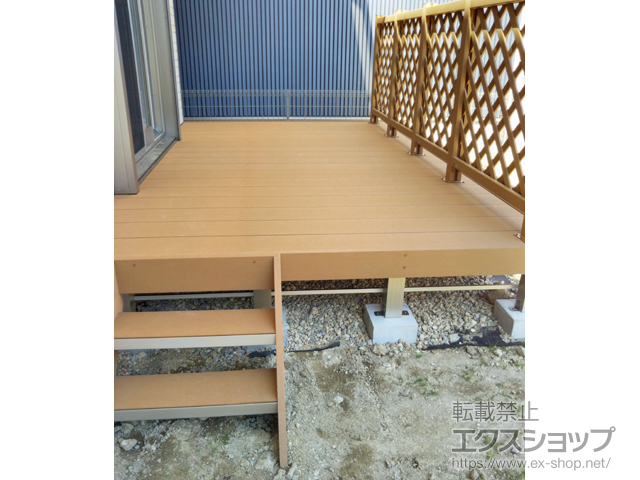 愛知県安城市ののウッドデッキ マージウッドデッキ 施工例