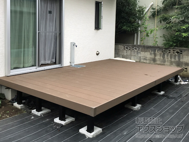 神奈川県横浜市ののウッドデッキ リウッドデッキ 200 施工例