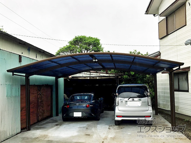ののカーポート レイナツインポートグラン　積雪〜20cm対応 施工例