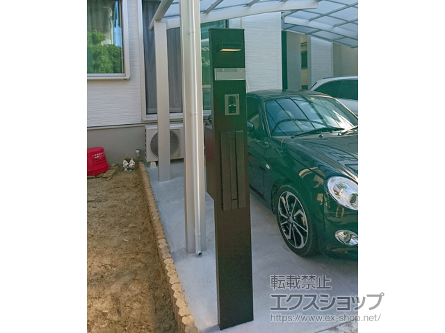 大阪府堺市のの機能門柱・ポスト ルシアス 機能門柱 B01型 施工例