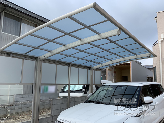 徳島県徳島市ののカーポート レイナポートグラン　積雪〜20cm対応 施工例