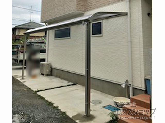 神奈川県海老名市ののテラス屋根 ソラリア R型 テラスタイプ 単体 積雪〜20cm対応 施工例