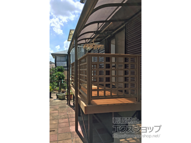 愛知県尾張旭市ののウッドデッキ 樹ら楽ステージ 施工例