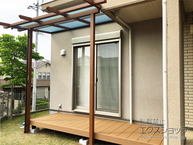 兵庫県神戸市ののウッドデッキ リウッドデッキ 200 施工例