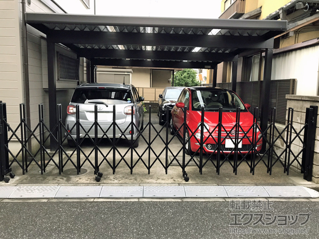 東京都八王子市ののカーゲート トリップゲート RB型 ノンレール 片開き　49S 施工例