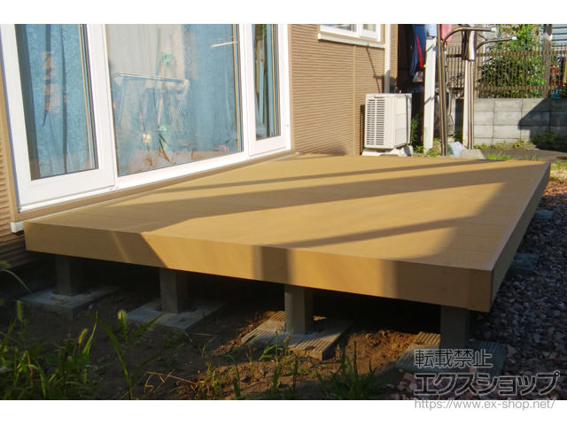 北海道札幌市ののウッドデッキ リウッドデッキ 200 施工例