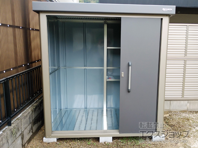 山口県岩国市のの物置・屋外倉庫 エスケーエイト SK8-70 一般型 1800×1200×1940 SK8-70-GK 施工例