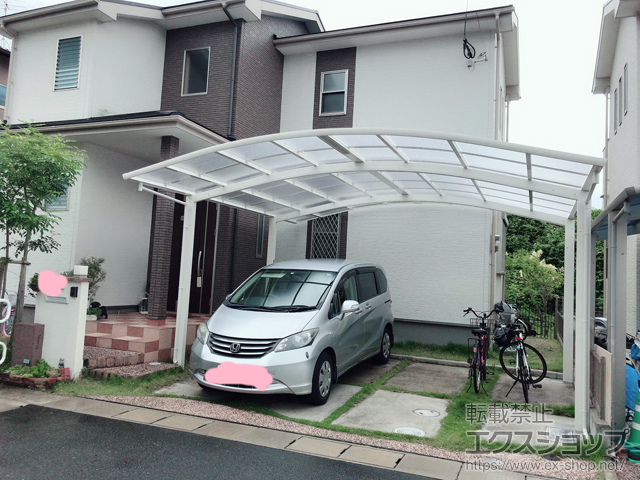 福岡県福岡市ののカーポート レイナツインポートグラン　積雪〜20cm対応 施工例