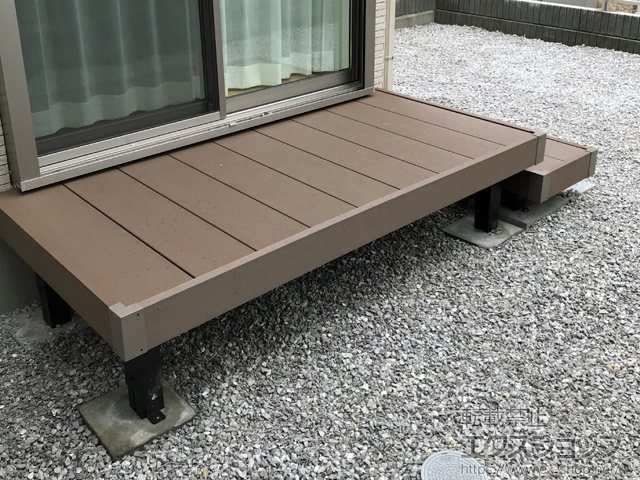 神奈川県横浜市ののウッドデッキ リウッドデッキ 200 施工例