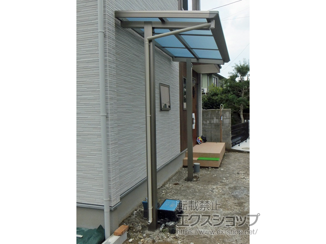 千葉県成田市ののテラス屋根 セパーネ テラスタイプ 単体 積雪〜20cm対応 施工例