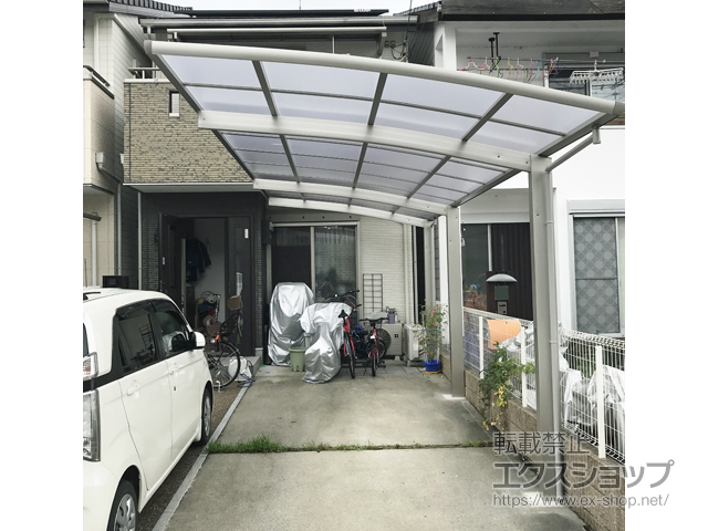 京都府京都市ののカーポート レイナポートグラン 延長　積雪〜20cm対応 施工例