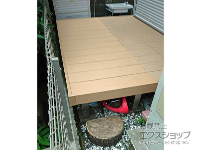 神奈川県横浜市ののウッドデッキ リウッドデッキ 200 施工例