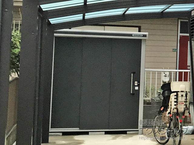 千葉県松戸市のの物置・屋外倉庫 エルモ 一般型 1870×1170×2121 LMD-1811-SM 施工例