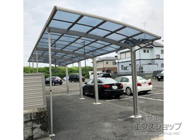 岐阜県瑞穂市ののカーポート レイナポートグラン 縦連棟　積雪〜20cm対応 施工例