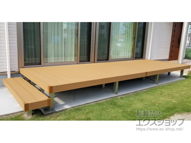 埼玉県北足立郡伊奈町ののウッドデッキ リウッドデッキ 200 施工例