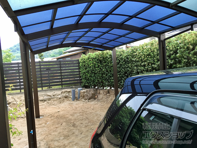 佐賀県唐津市ののカーポート レイナワンポートグラン　積雪〜20cm対応 施工例