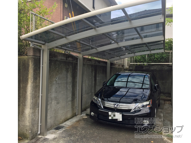 福岡県北九州市ののカーポート レイナポートグラン 延長　積雪〜20cm対応 施工例