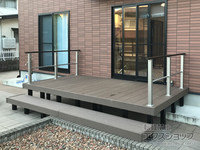 福島県福島市ののウッドデッキ リウッドデッキ 200 施工例