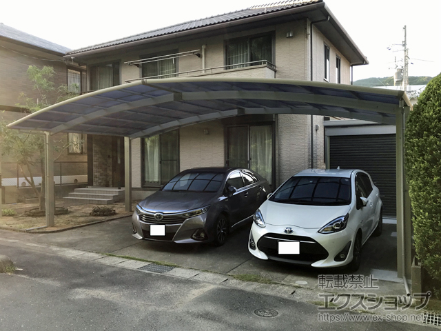 山口県下関市ののカーポート レイナトリプルポートグラン　積雪〜20cm対応 施工例