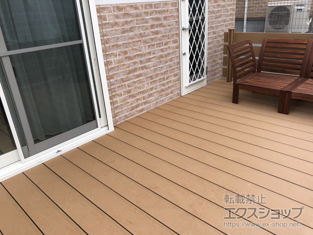 大阪府大阪狭山市ののウッドデッキ 樹ら楽ステージ 施工例