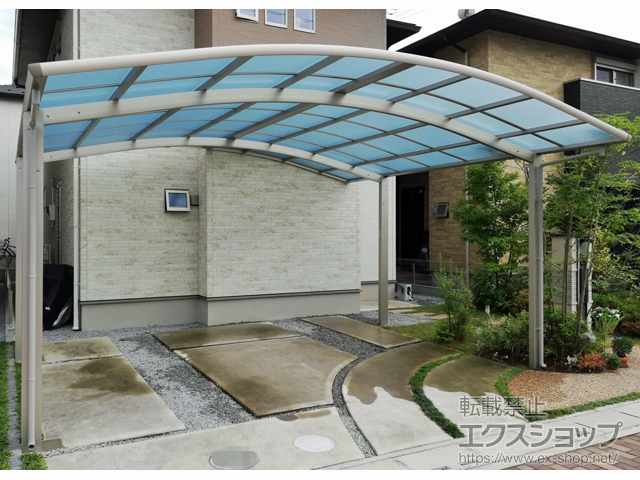 埼玉県越谷市ののカーポート レイナツインポートグラン　積雪〜20cm対応 施工例