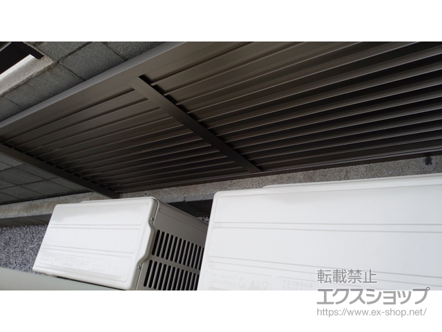 東京都練馬区ののフェンス・柵 プレスタフェンス 5型 横目隠し フリーポールタイプ 施工例