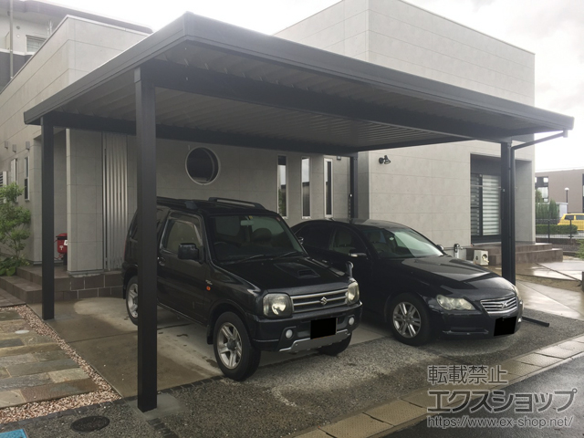 佐賀県小城市のLIXIL リクシル（トステム）カーポート施工例