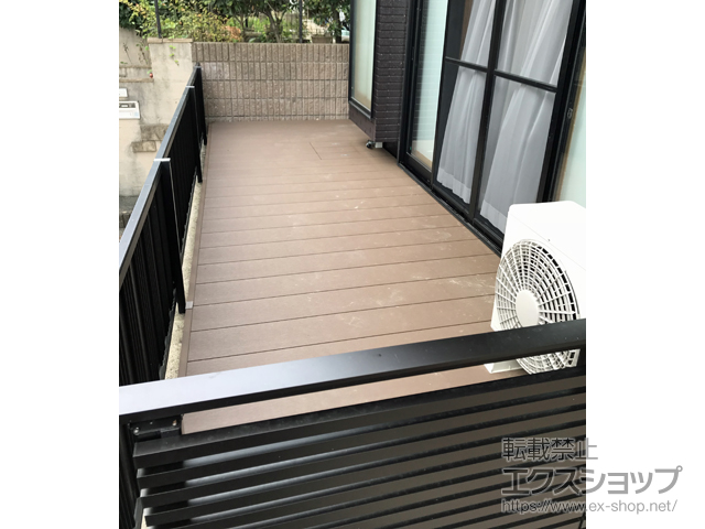 福岡県福岡市ののウッドデッキ リウッドデッキ 200 施工例