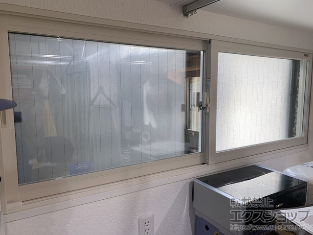 福岡県福岡市のの二重窓（内窓） インプラス ダストバリア仕様 引違い窓 変則2枚建 施工例