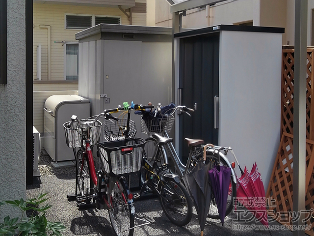 宮城県仙台市のの物置・屋外倉庫 クール COOL-1575 一般型 1500×750×1937 COOL-1575-OM 施工例