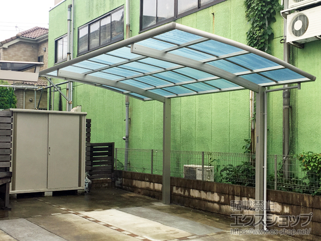 埼玉県春日部市ののカーポート レイナポートグラン　積雪〜20cm対応 施工例