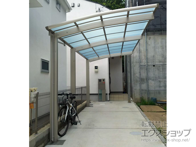 東京都調布市ののカーポート レイナポートグラン 延長　積雪〜20cm対応 施工例