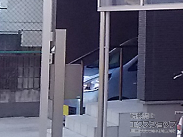 京都府城陽市のの手すり パルトナーUDフェンス1型(手すり) 笠木のみタイプ 施工例